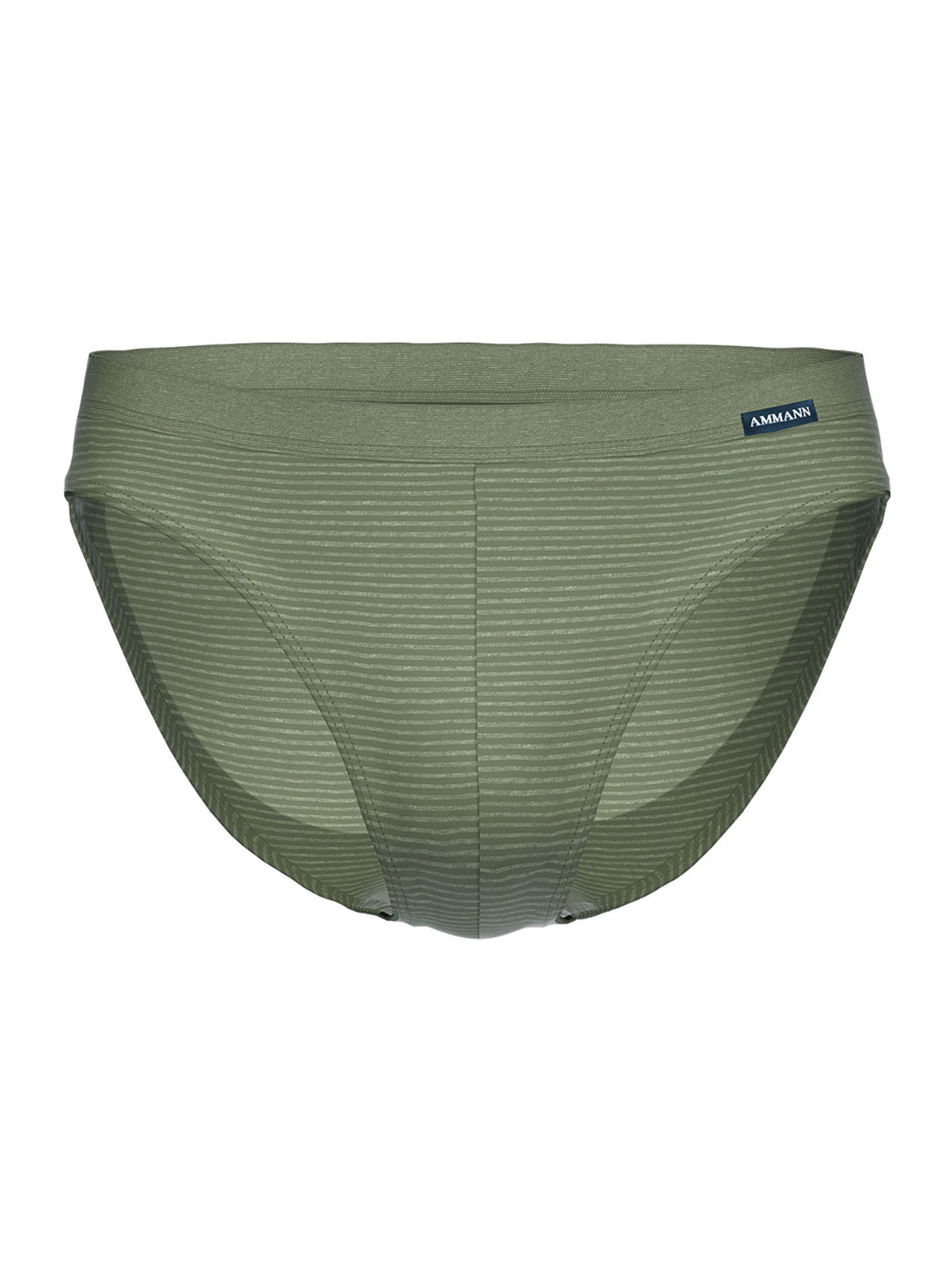 Ammann Boxer shorts 'Day Classic / Jeans Feinripp' in Green: front
