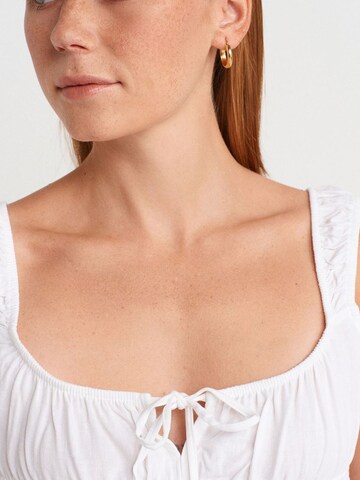 Dilvin Top in White