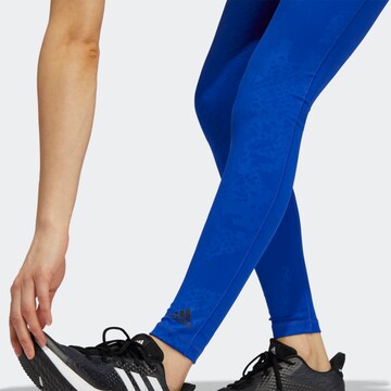 ADIDAS SPORTSWEAR Skinny Sportovní kalhoty 'Believe This' – modrá