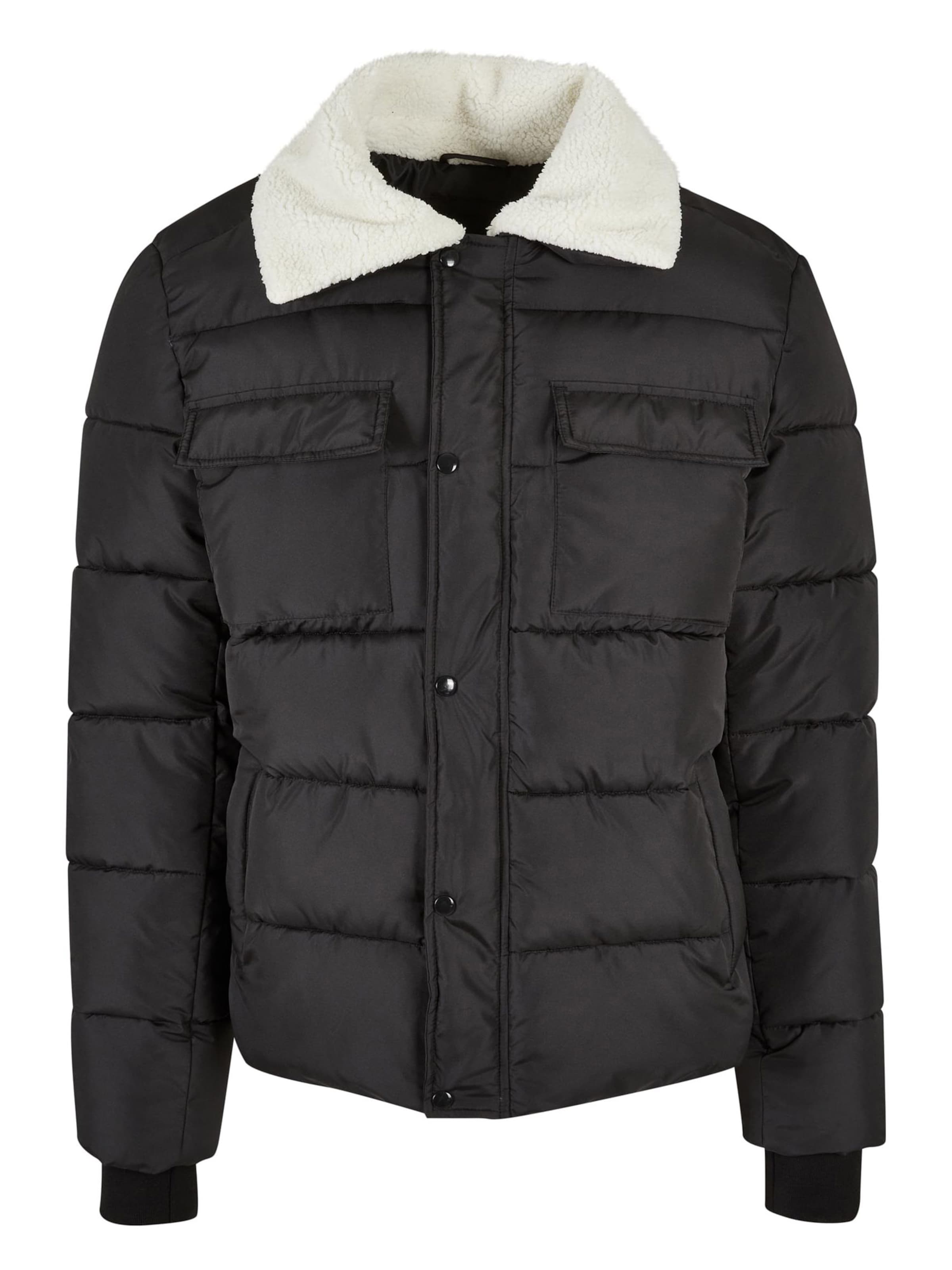 antracit / fehér Urban Classics Téli dzseki, Termék nézet