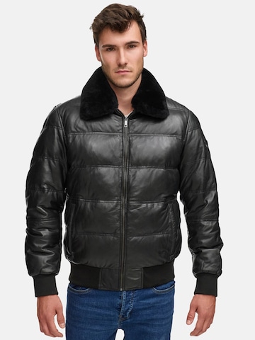 Veste d’hiver 'A806' Tazzio en noir : devant