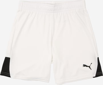 PUMA - Regular Calças de desporto 'TeamLIGA26' em branco: frente