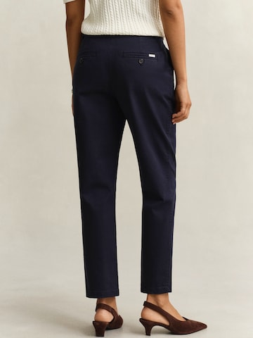 GANT Loosefit Chinobyxa i blå