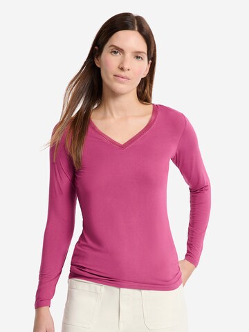 ETAM Unterhemd 'Warme Up Lace' in Pink