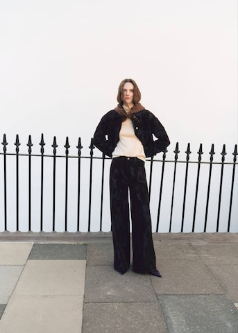 MANGO Wide leg Jeans 'Olimpiap' in Brown