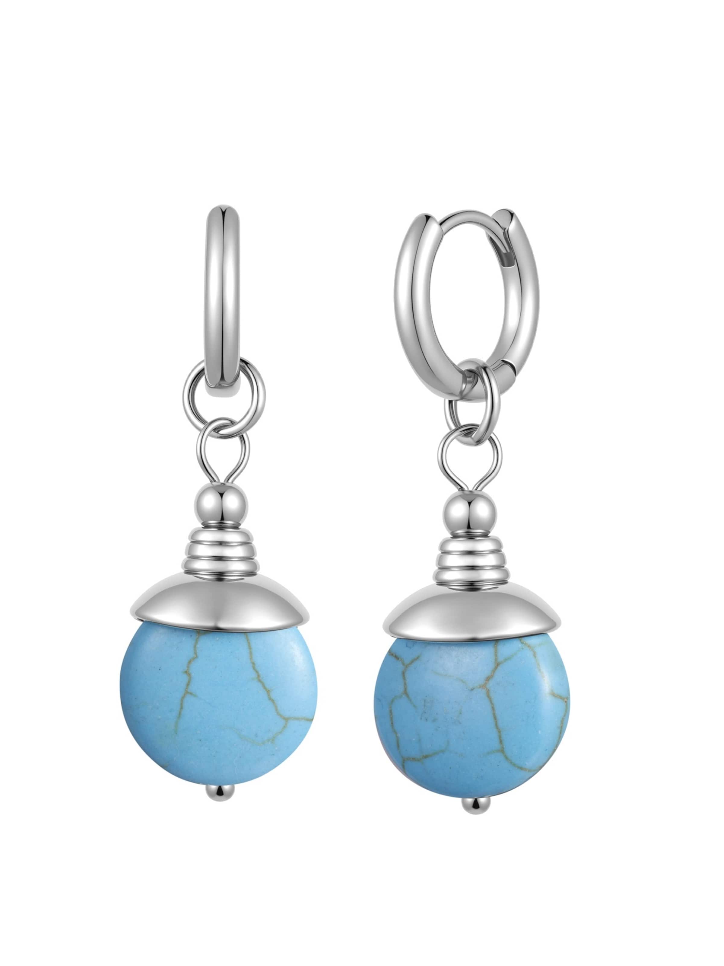 Lulu & Jane - Pendientes en plata: frente