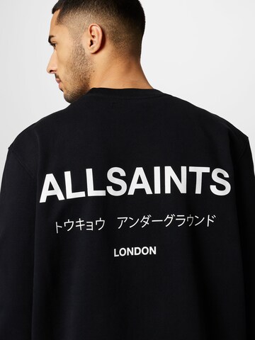 AllSaints Sweatshirt 'UNDERGROUND' in Black