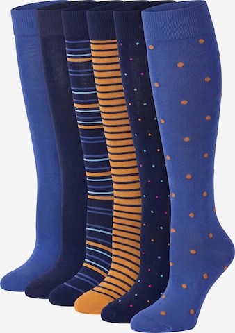 Ciocca Knee High Socks in Mixed colors: front