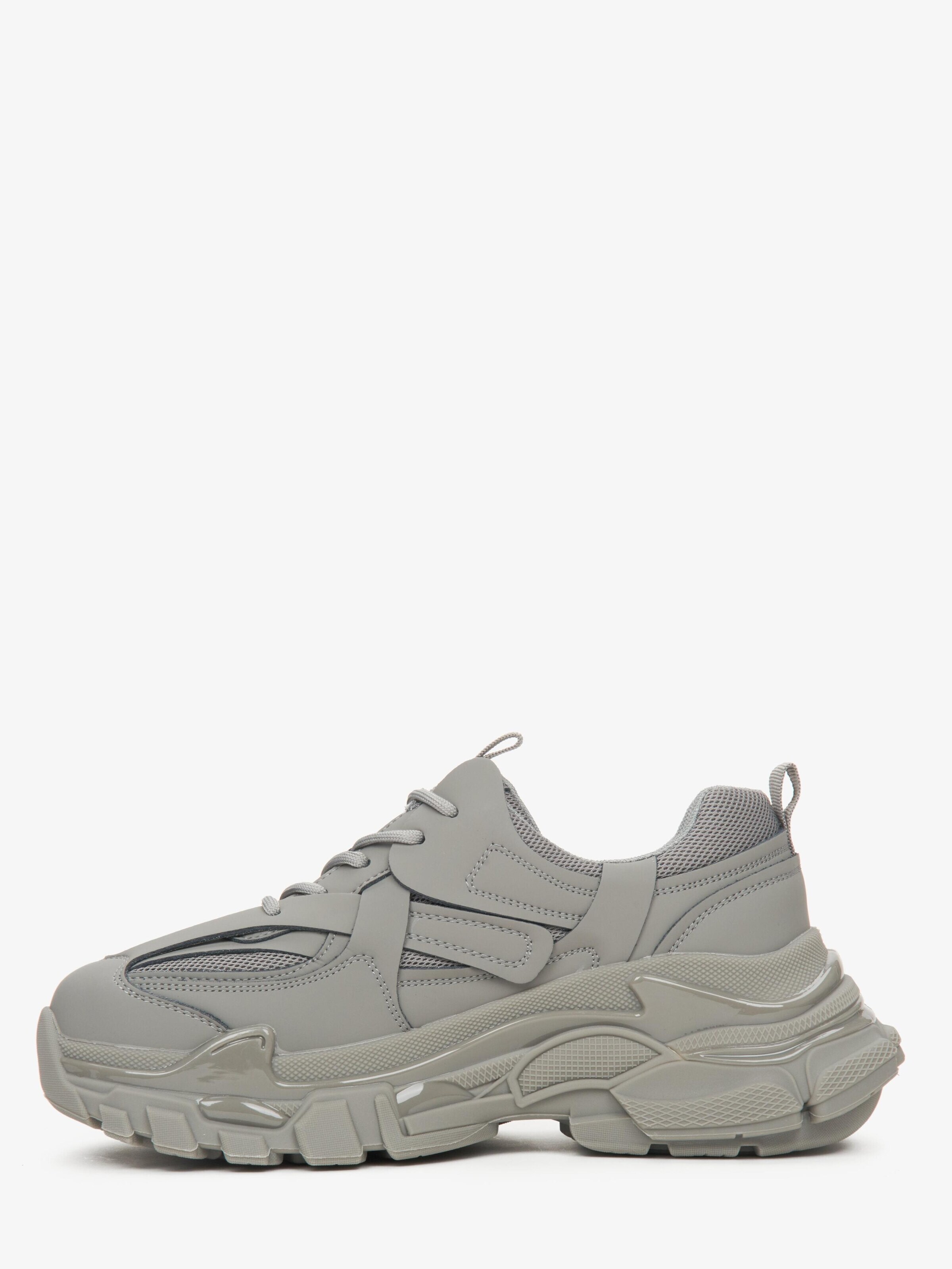 Sneaker bassa '123-3' di ES8 in grigio: frontale