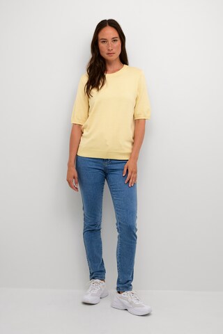 Kaffe Sweater 'Lizza' in Yellow