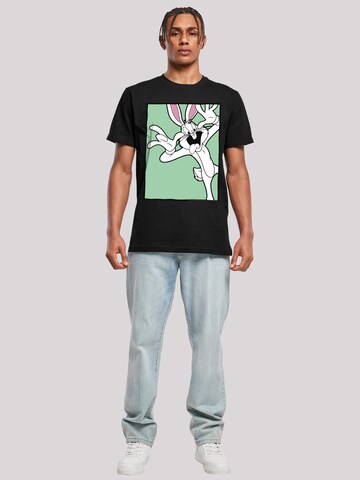 T-Shirt 'Looney Tunes Bugs Bunny Funny Face' F4NT4STIC en noir