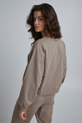 ICHI Sweatshirt 'VEA' in Beige