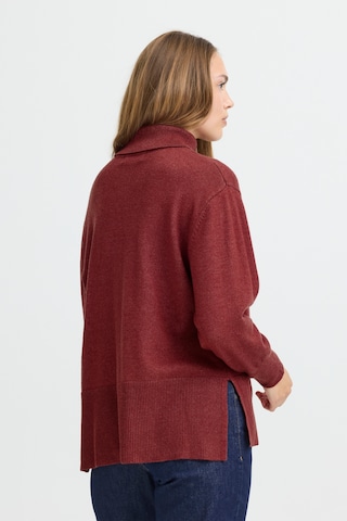 PULZ Jeans Trui ' Steffi' in Rood