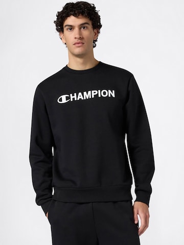 Champion Authentic Athletic Apparel Sweatshirt in Black: front