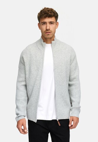 Vestes en maille 'Peace' INDICODE JEANS en gris : devant