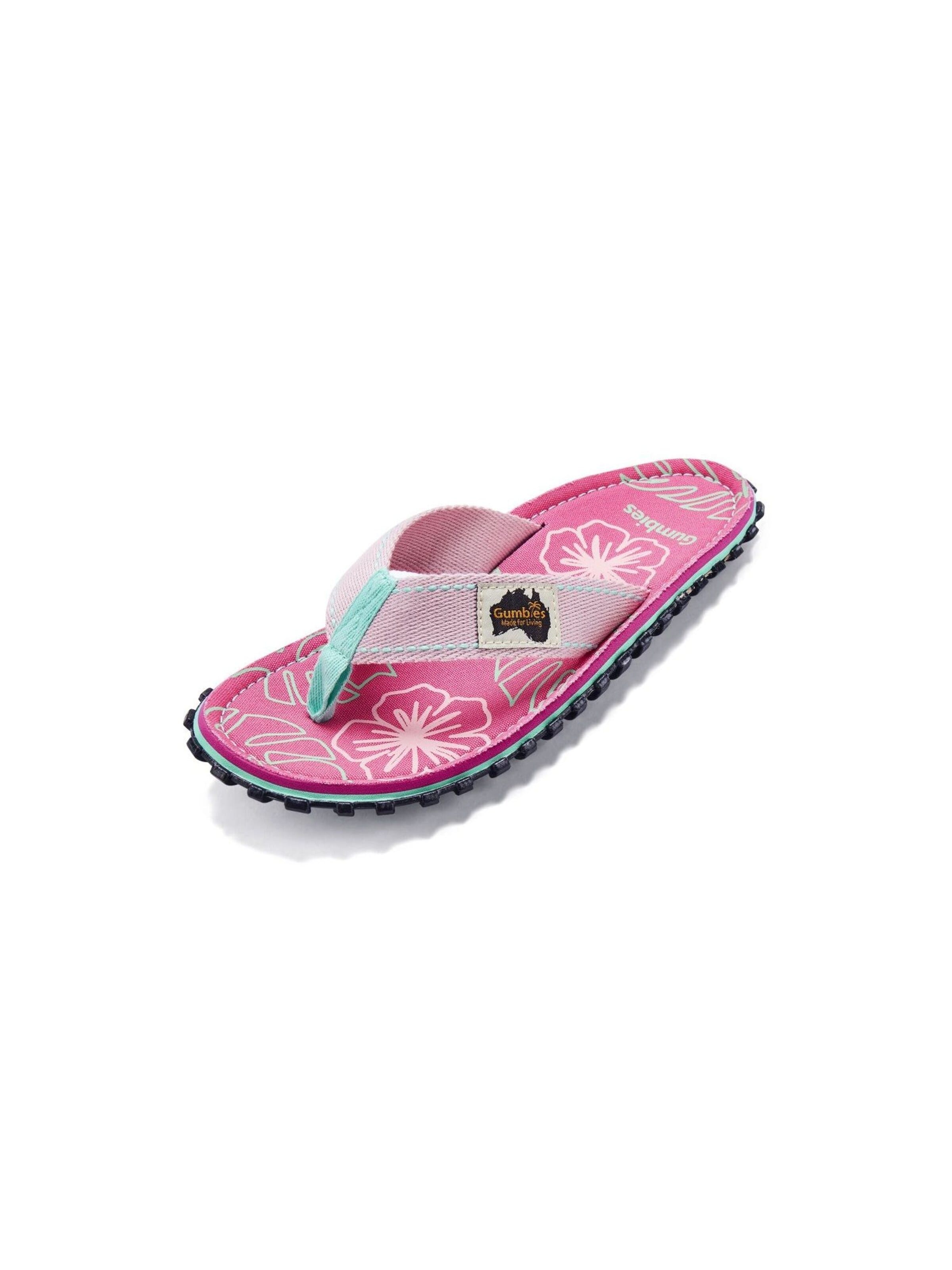 Gumbies T-Bar Sandals 'Gumbies Original' in Pink: front
