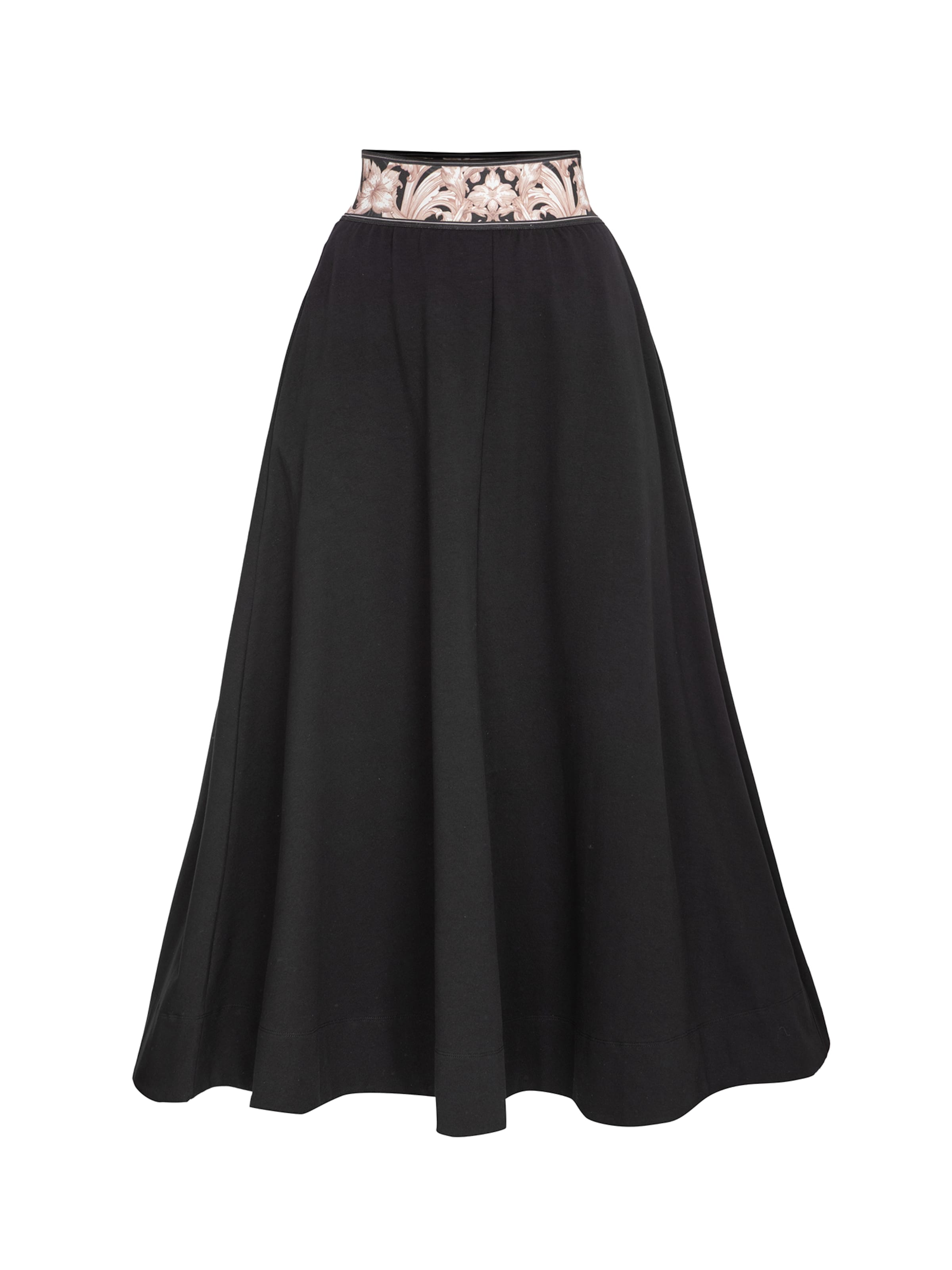 JIORO Skirt 'ESSENTIALS' in Black: front