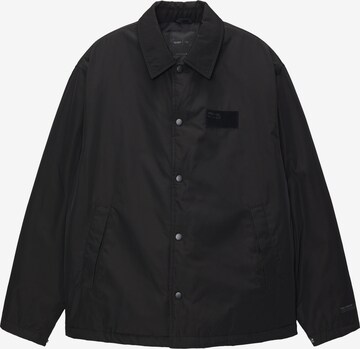 Veste mi-saison Pull&Bear en noir : devant