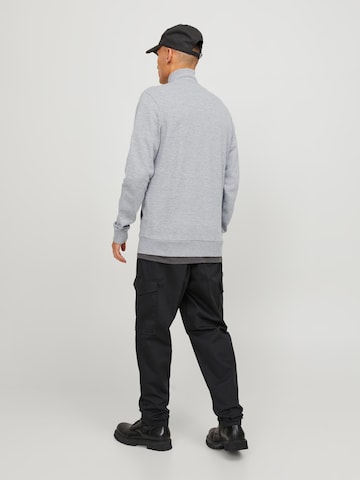 JACK & JONES Sweat jacket 'Epaulos' in Grey