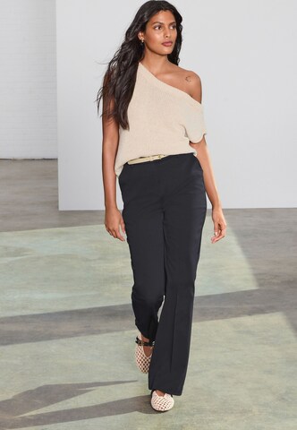 Next Boot cut Trousers with creases in Black