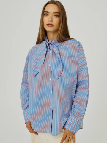 NORR Bluse 'Nicci' in Blau: Vorderseite