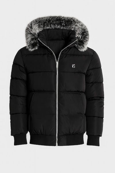 Gianni Kavanagh Winterjacke in XS in schwarz, Produktansicht