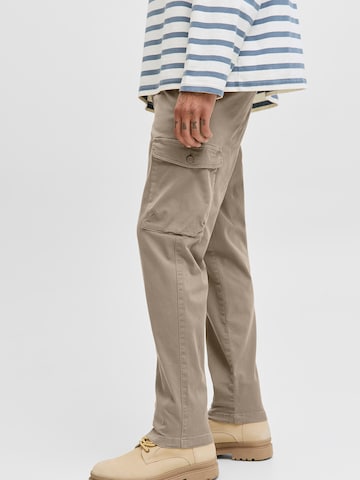 JACK & JONES Конический (Tapered) Брюки-карго 'JPSTACE ARTHUR' в Коричневый