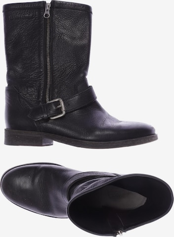 BOSS Orange Dress Boots in 40 in Black: front