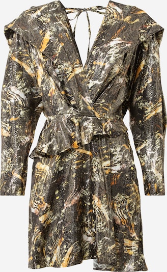 IRO Mekko 'KANTER' värissä kullankeltainen / musta / valkoinen, Tuotenäkymä