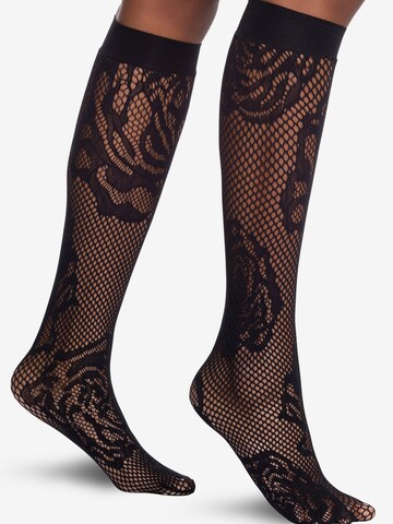 Wolford Rajstopy cienkie w kolorze czarny