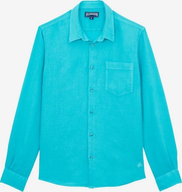 Camicia di Vilebrequin in verde: frontale