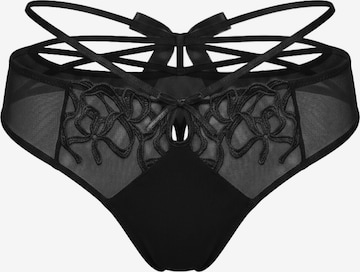 SugarShape - Tanga 'Chérie' en negro: frente