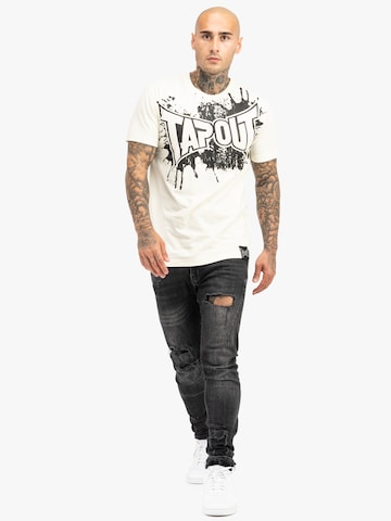 Tapout Paita 'SPLASHED' värissä beige