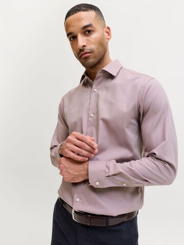 JACK & JONES Slim Fit Hemd 'JPRBLAParker' in Lila