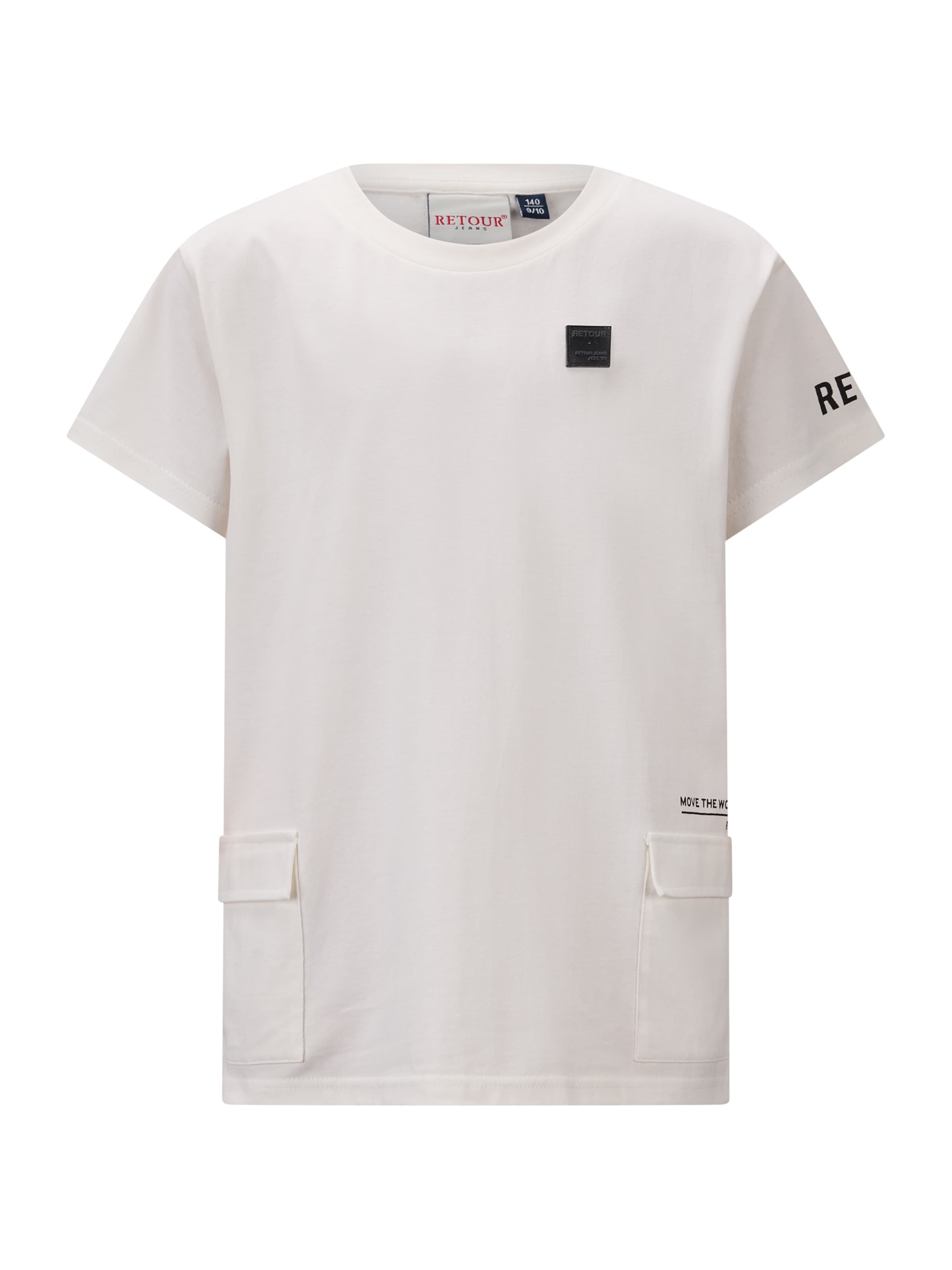 Retour Jeans Tričko 'Delvin' - Biela: predná strana