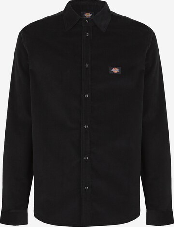 DICKIES Regular fit Overhemd 'Wilson' in Zwart: voorkant