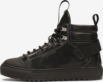 Kazar Studio High-Top Sneakers in Black: front