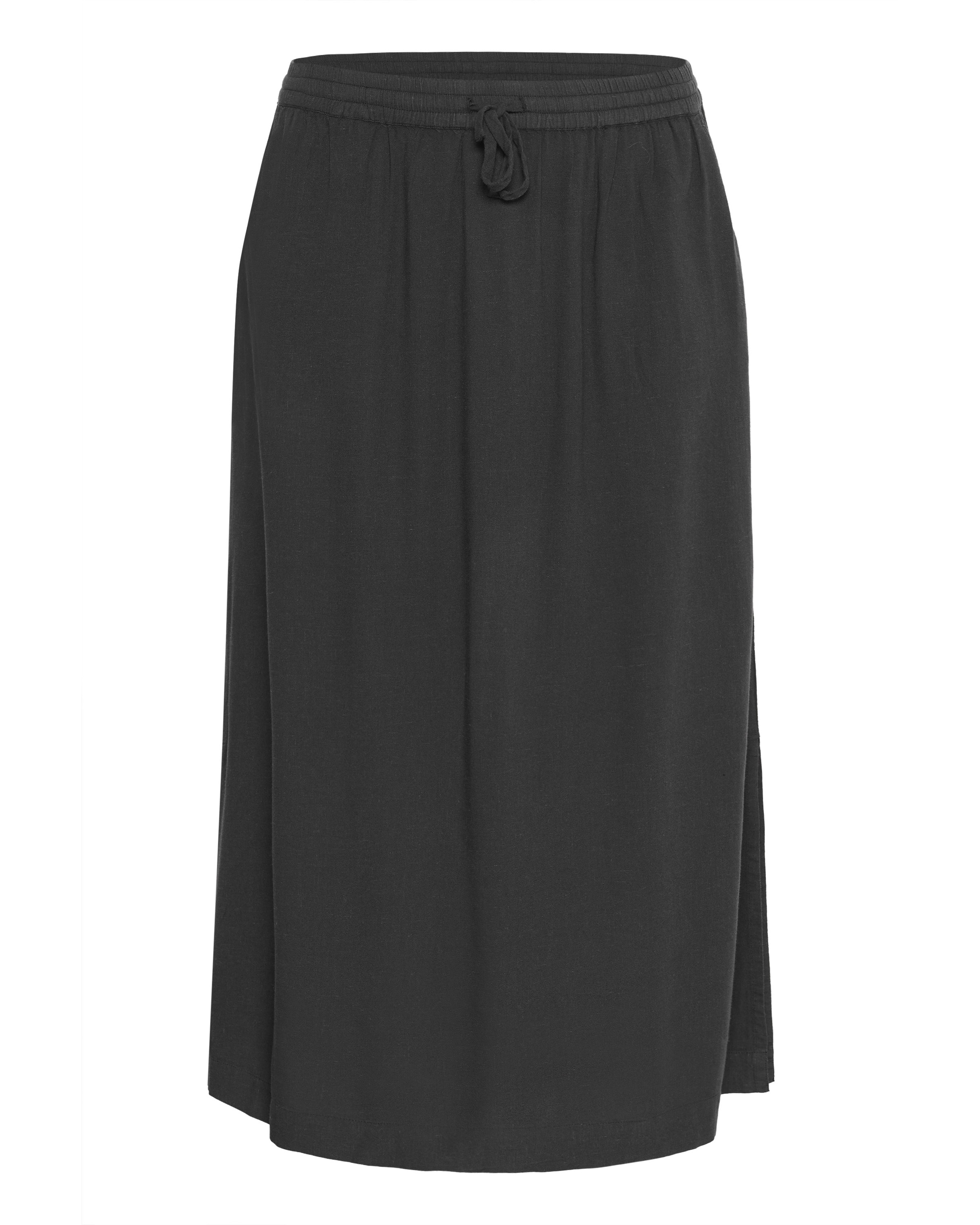 KAFFE CURVE Nederdel 'Mille' i sort: forside