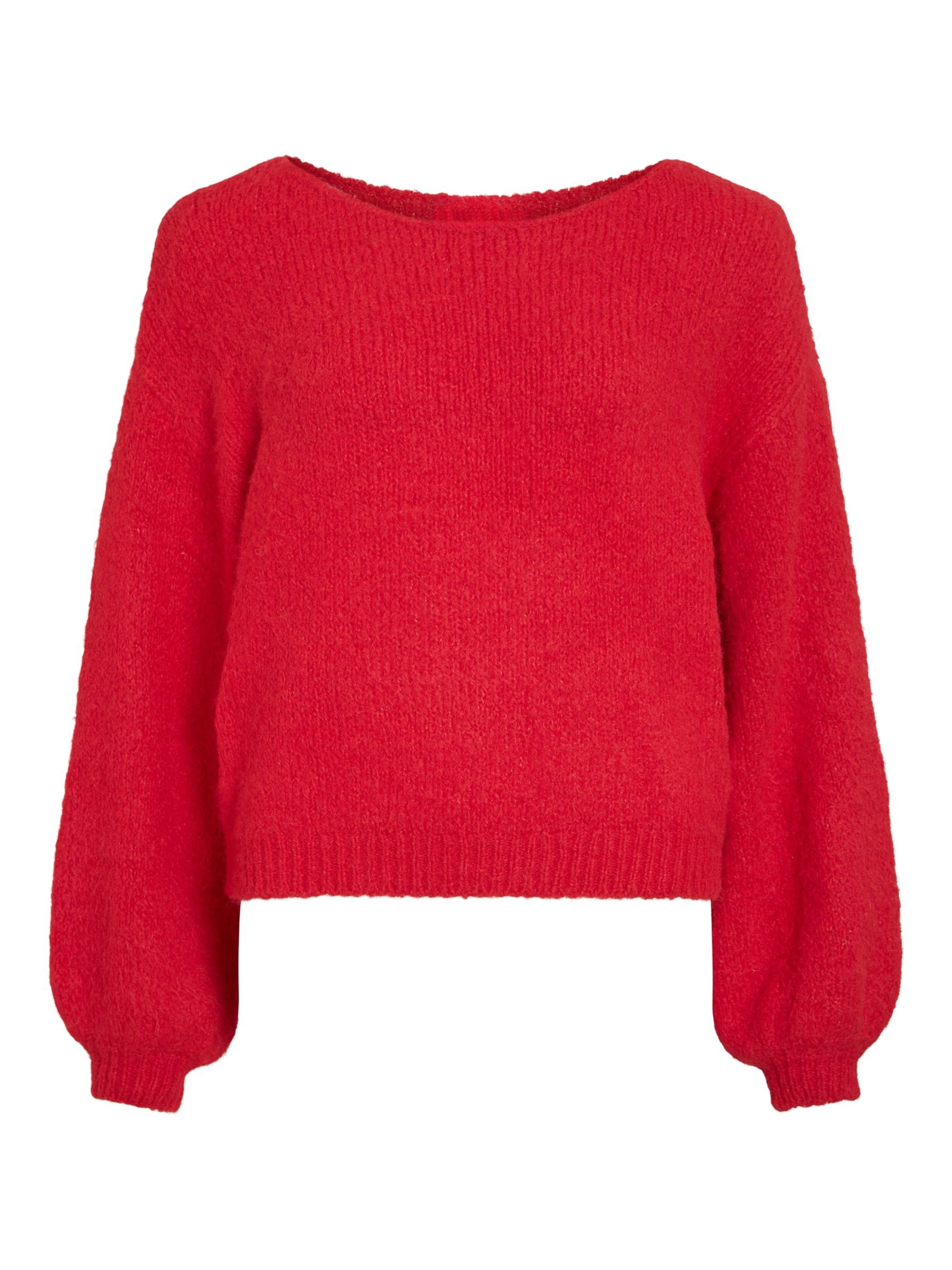 VILA Sweater 'VIMarley' in Red: front