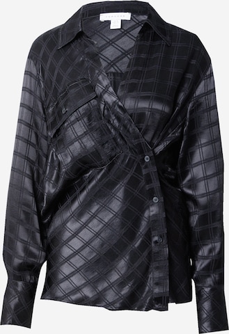 TOPSHOP Blouse in Black: front