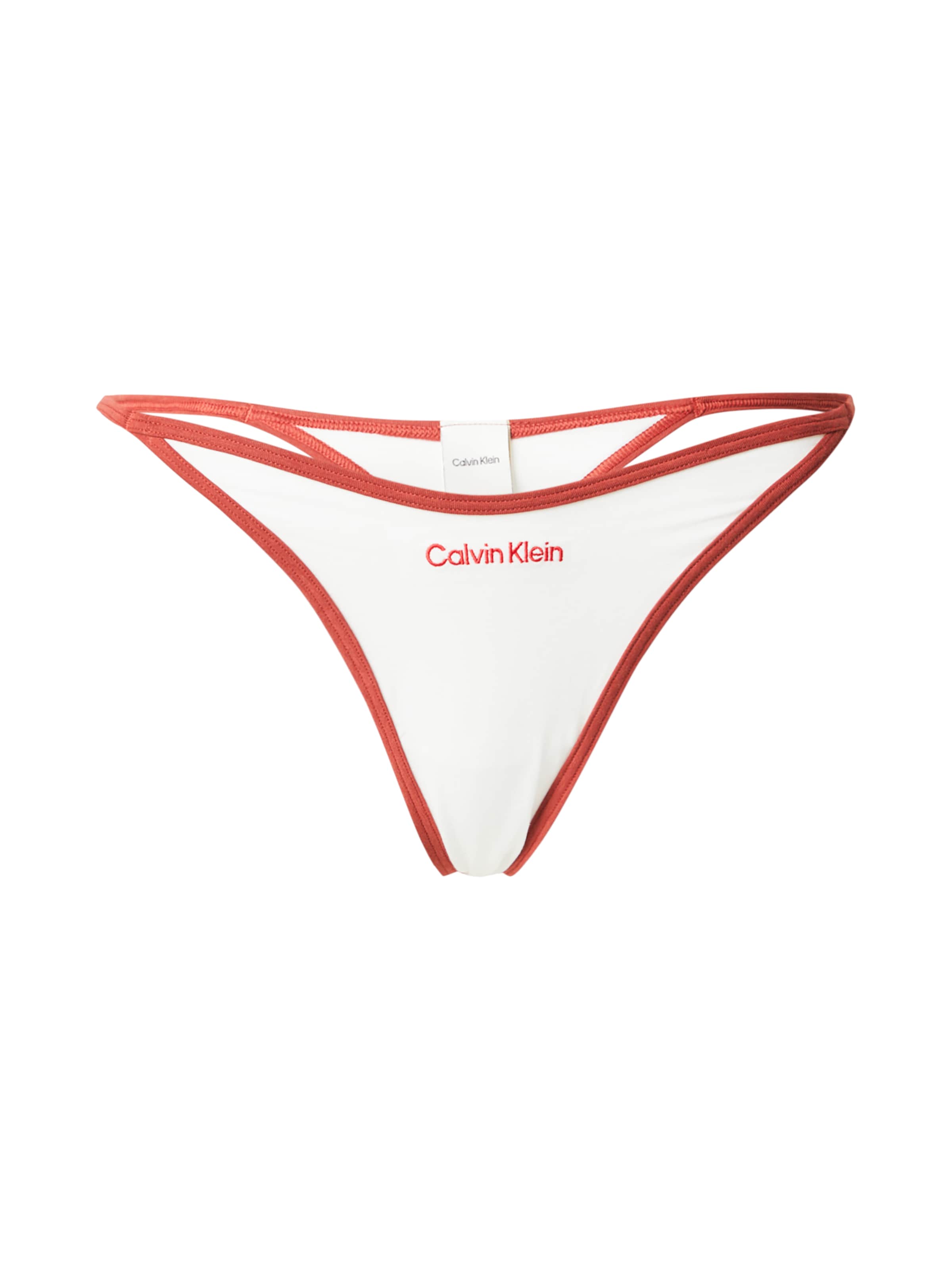Calvin Klein Underwear Tanga – bílá: přední strana