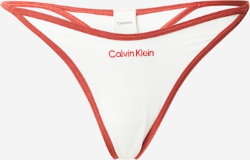 Calvin Klein Underwear Tanga – bílá: přední strana