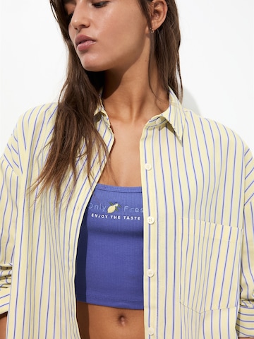Pull&Bear Bluse in Gelb