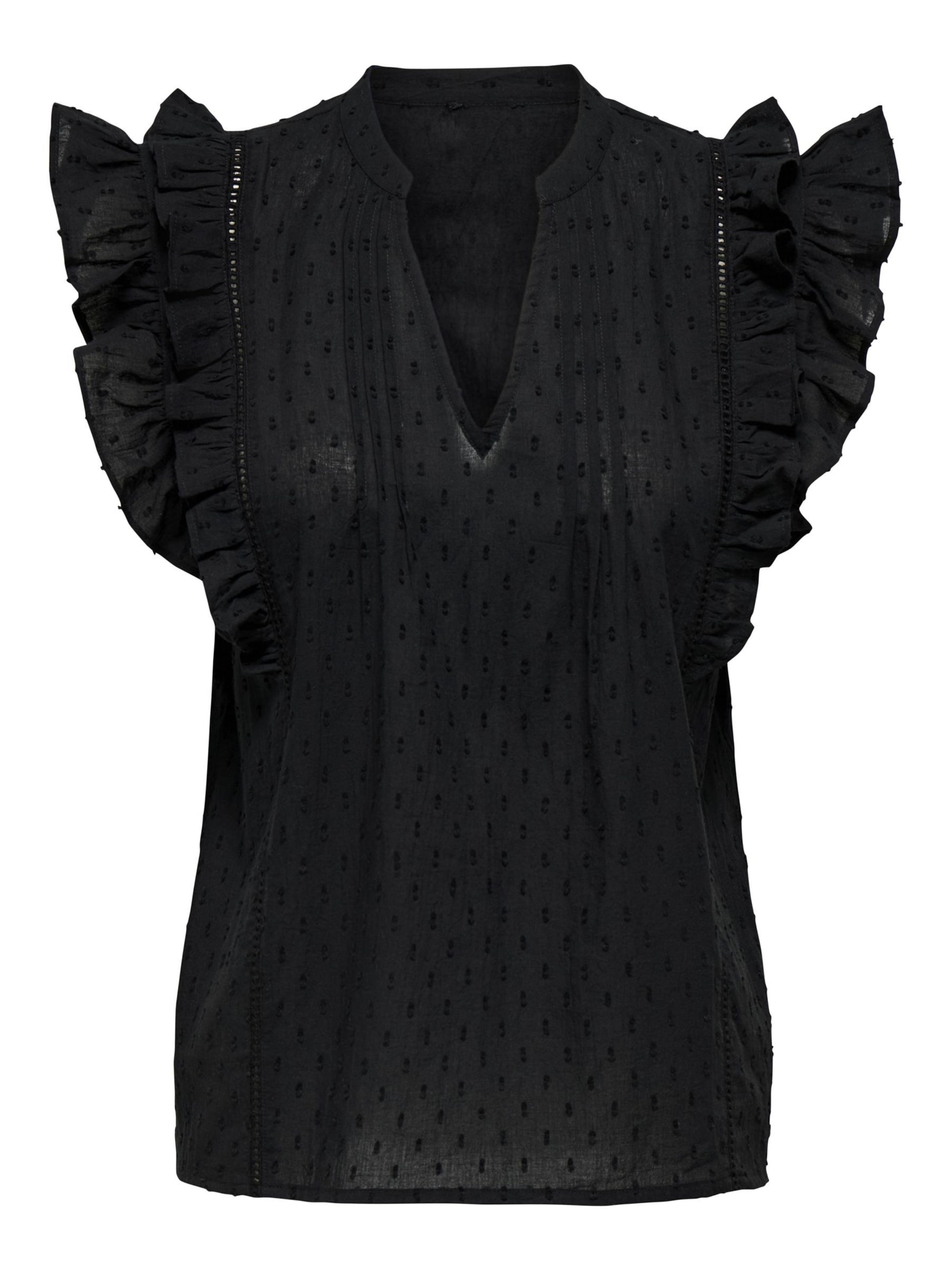 ONLY Bluse 'ONLRaina' in Schwarz: Vorderseite