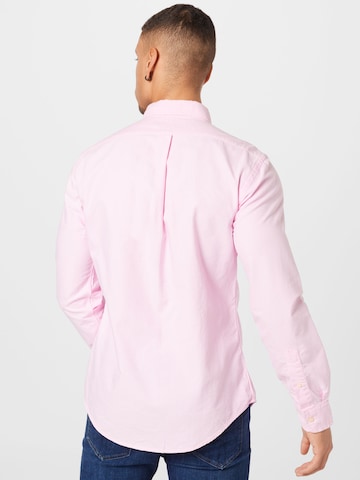 Coupe slim Chemise Polo Ralph Lauren en rose