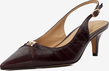 Dune LONDON Slingback Pumps 'Distinctive' in Red: front