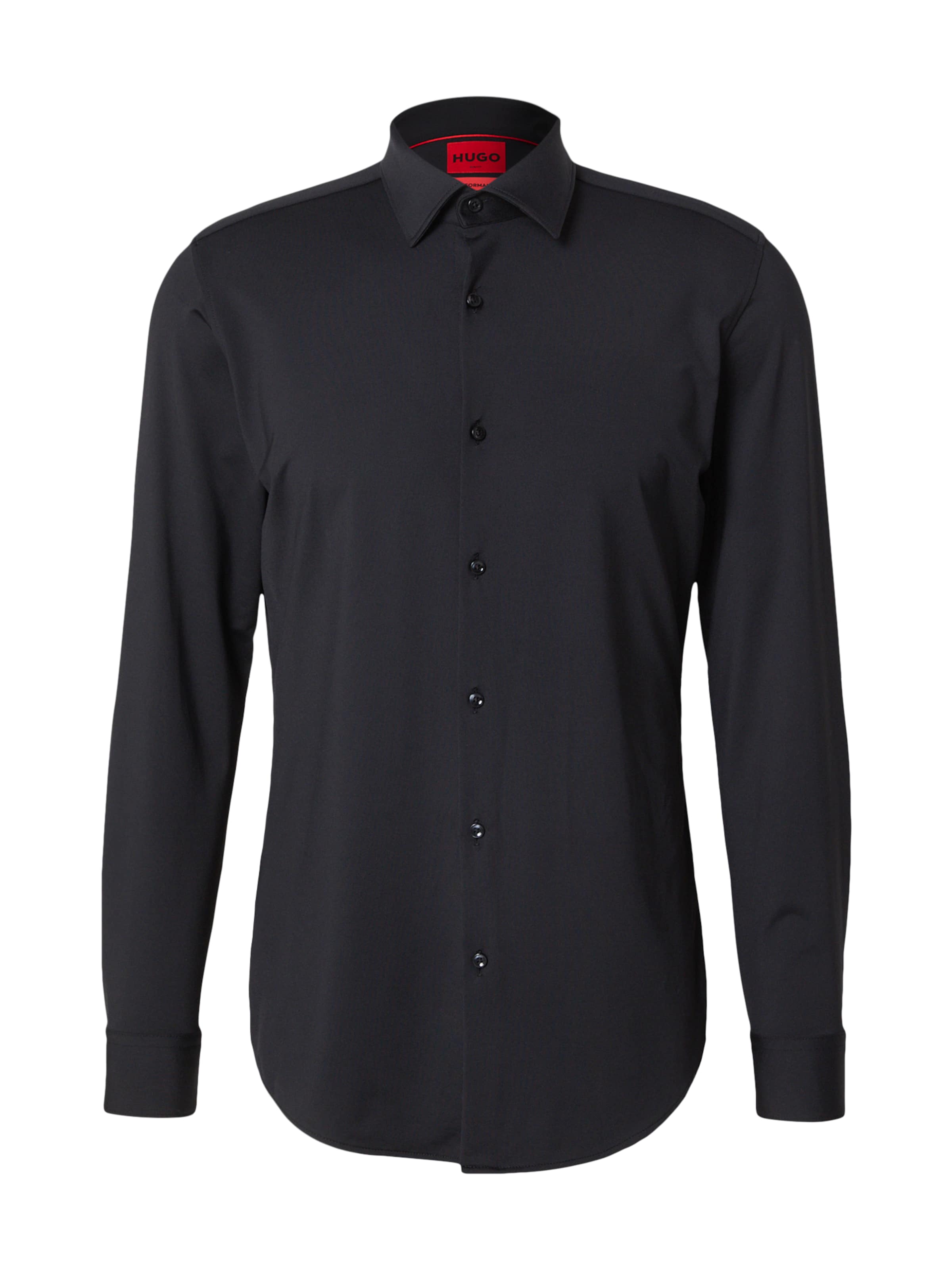 HUGO Slim fit Ing 'Kenno' - fekete: elől