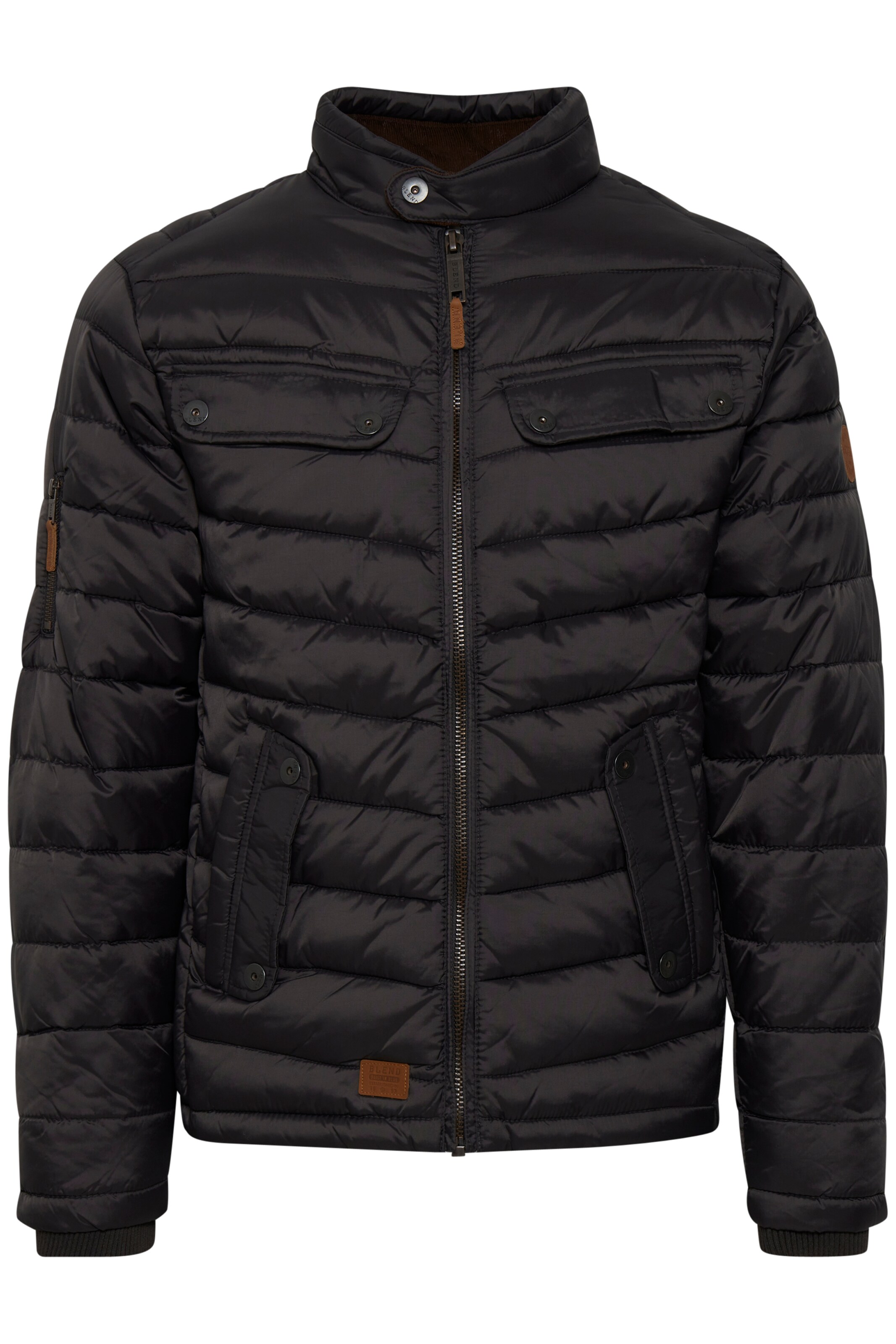 BLEND Übergangsjacke 'Camaro' in Schwarz: Vorderseite