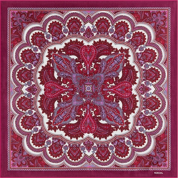Foulard 'FINE PAISLEY NICKY' Roeckl en rouge : devant