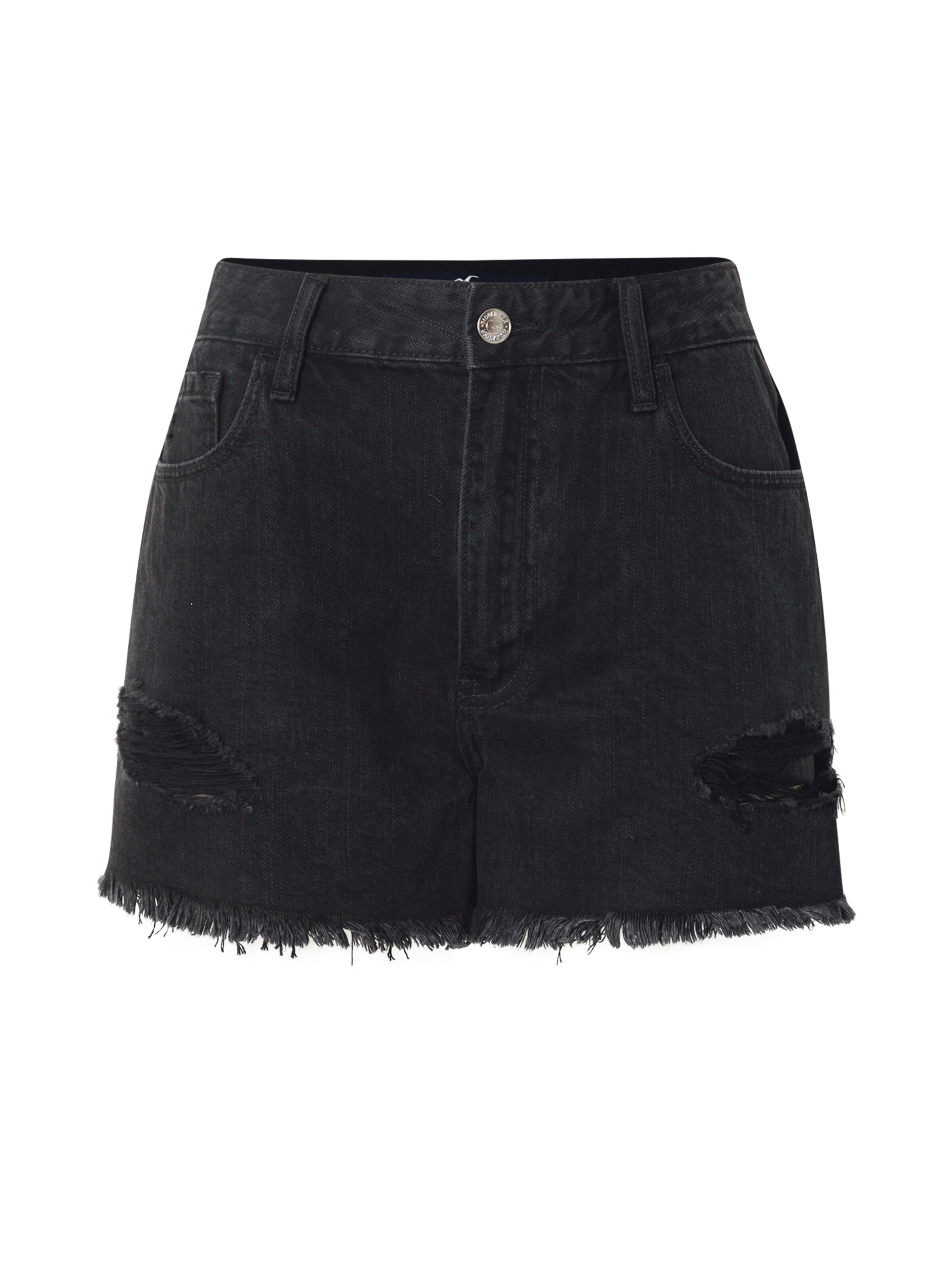 Regular Jeans de la HOLLISTER pe negru: față